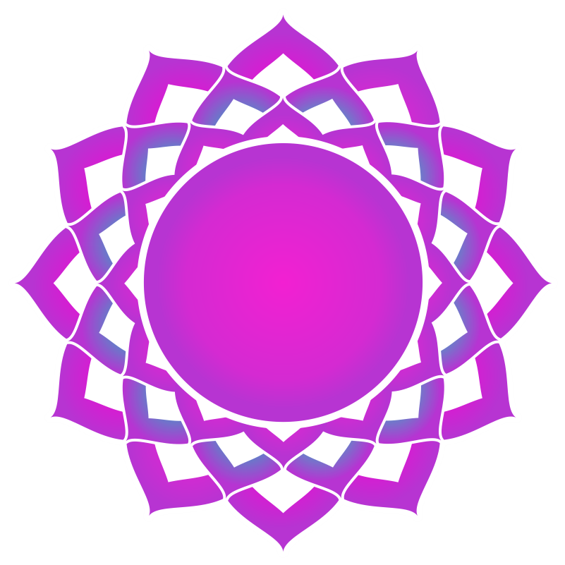 Symbol Kronen-Chakra